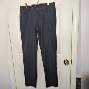 Lululemon ABC Classic Fit Mens Pants Gray Chinos Size 32x31 Performance